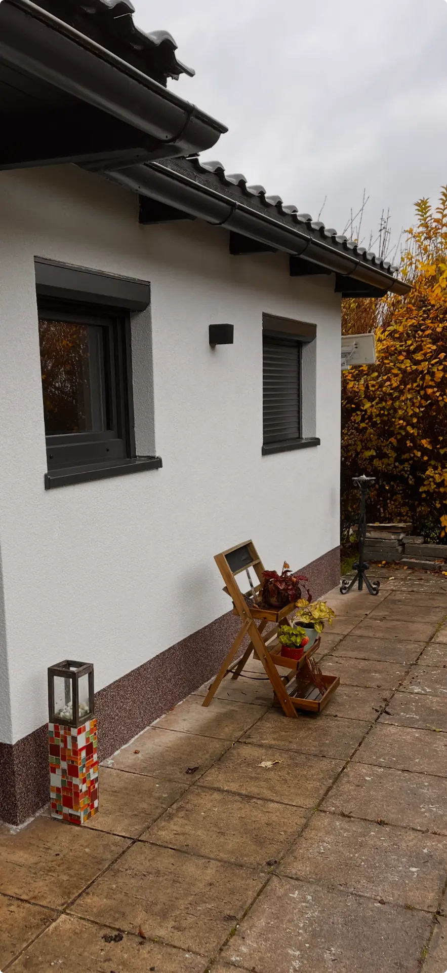 Anthrazitfarbener Rollladen, Referenz in Bad Schallerbach